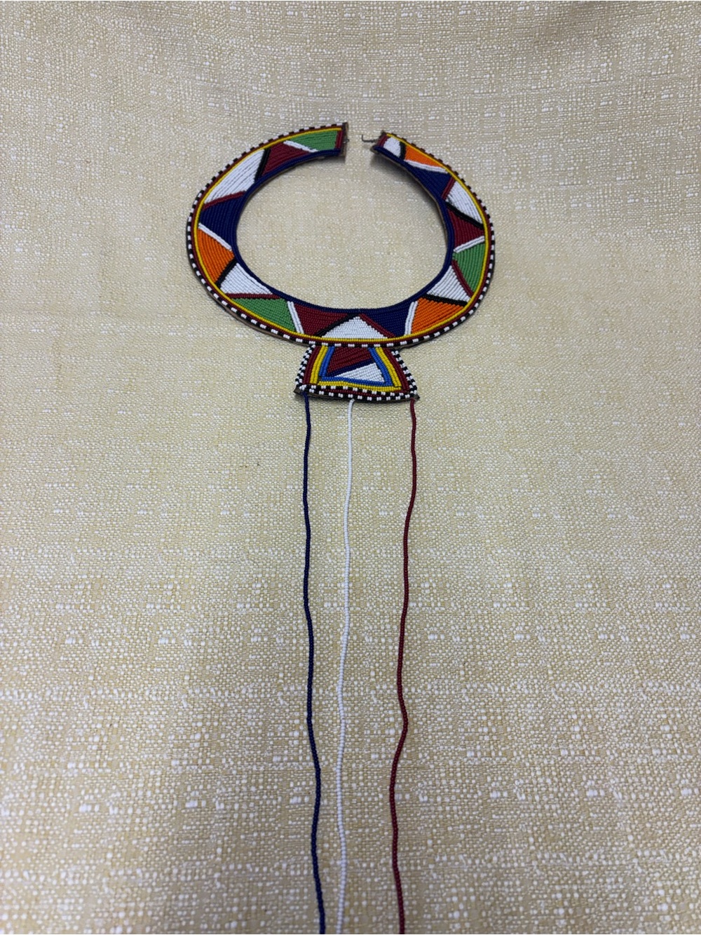 Handmade Multicolor Beaded Collar Necklace - Women Jewelry